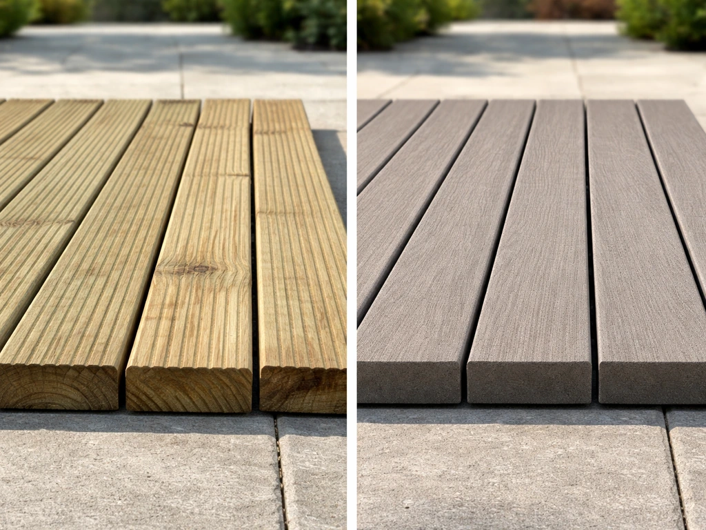 how to lay decking on a patio