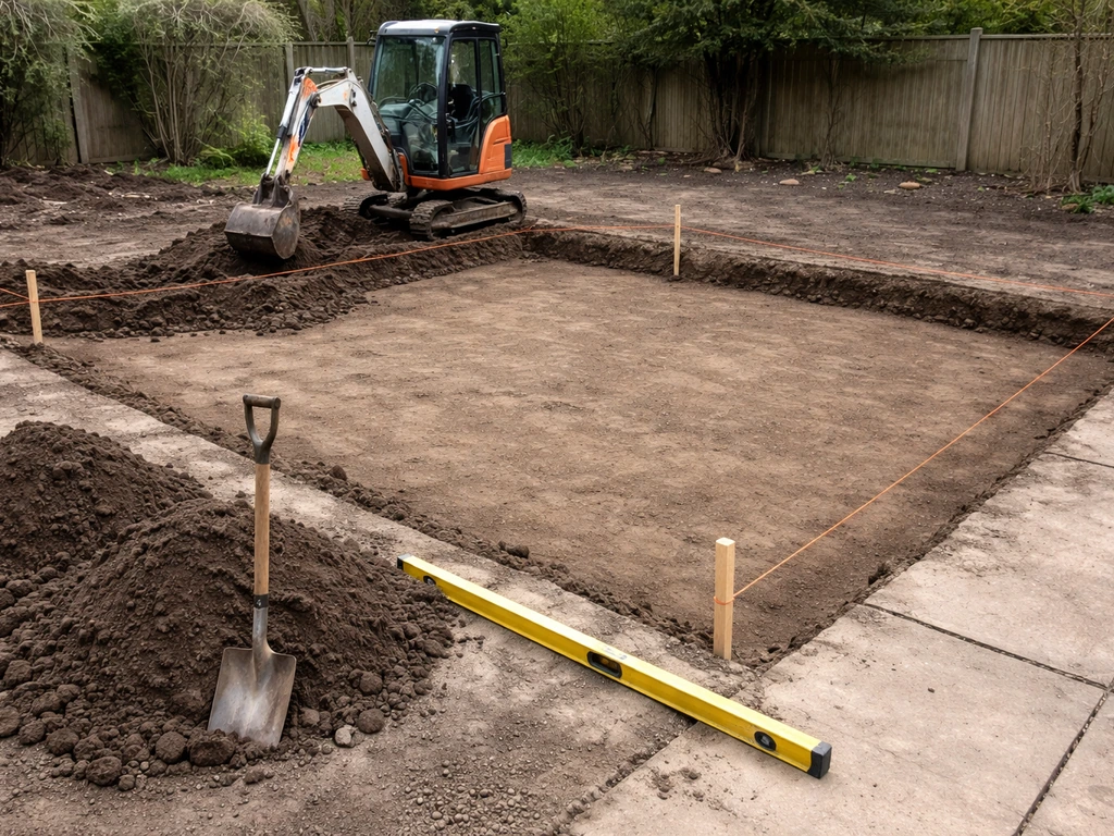 how to lay a patio slabs