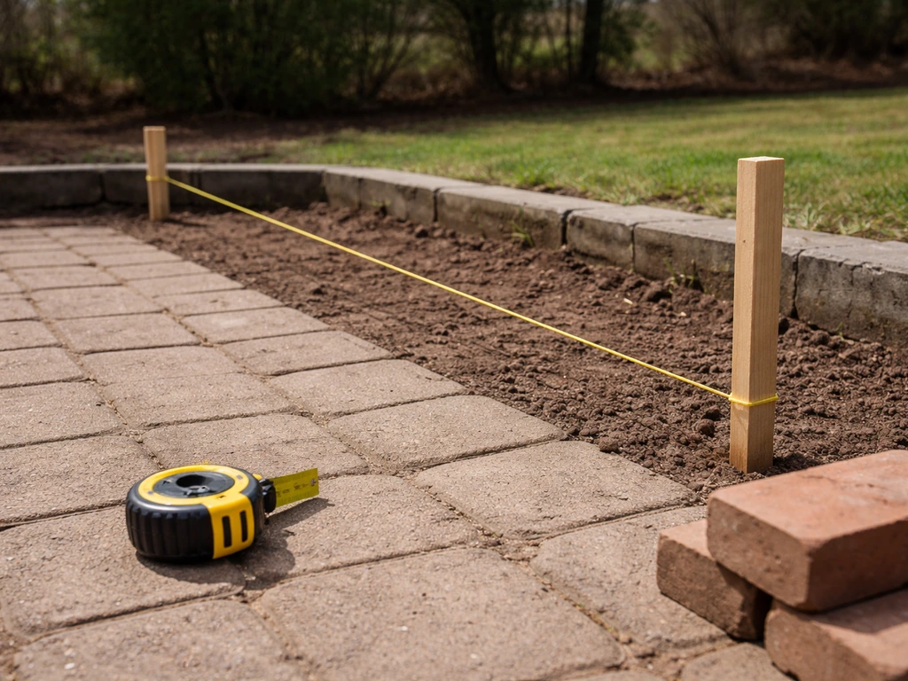 how to build a brick wall around a patio