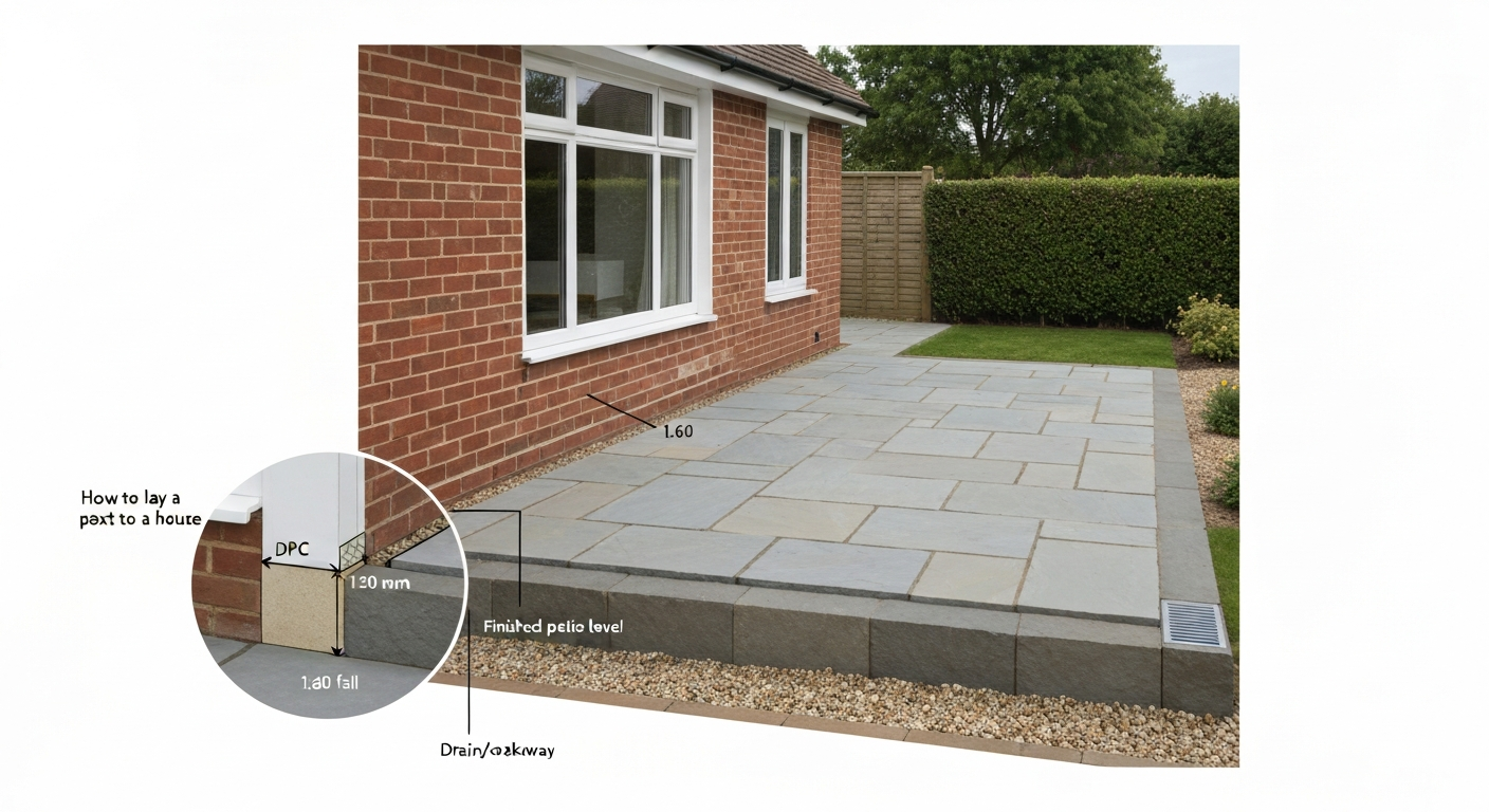 How to Lay a Patio Next to a House: Step-by-Step Guide