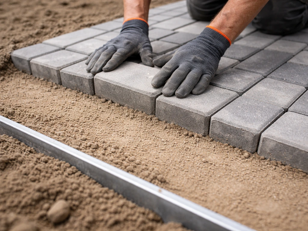 how to lay down a patio