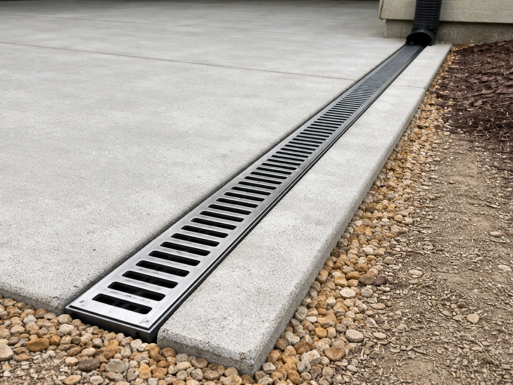 How to Install a Patio Drainage Channel Step by Step