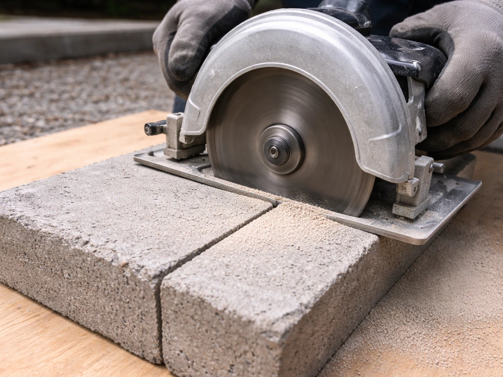 How to Cut Patio Block With a Circular Saw Cleanly