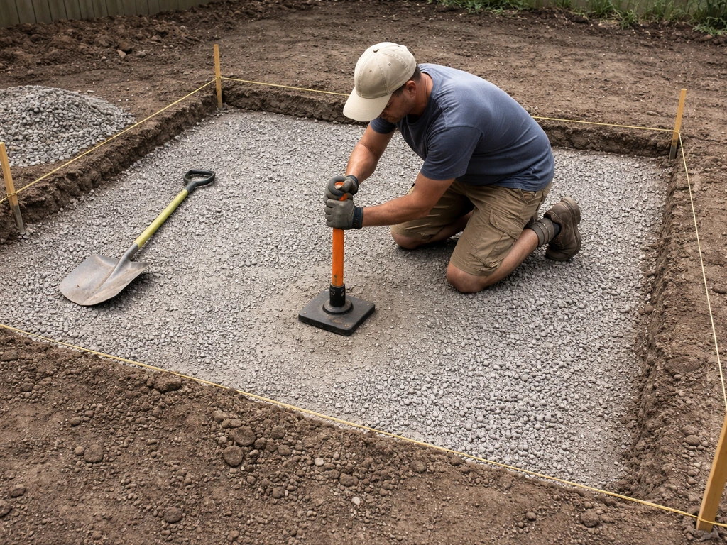 how to prepare ground for patio