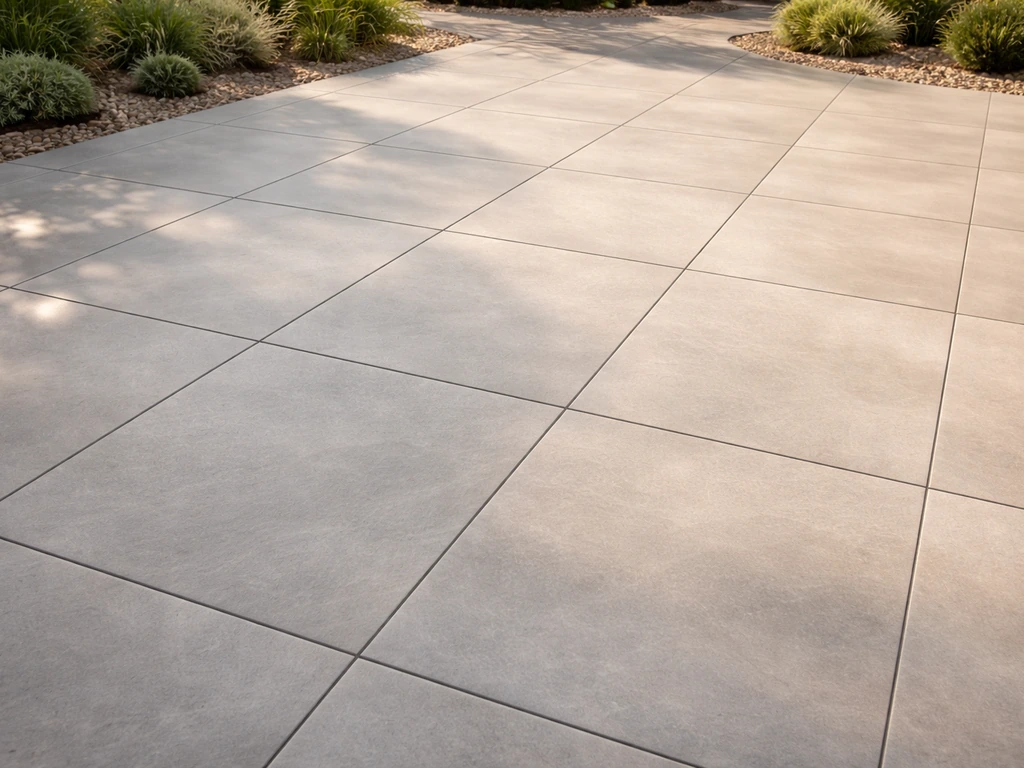 how to lay porcelain tile patio